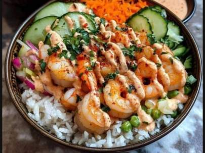 Shrimp Poke Bowl