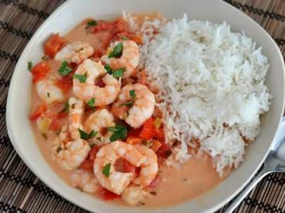 Shrimp in Cream Sauce